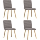 Maison Chic Jedilni stoli - Vzorci stoli 4 kosi taupe blago A937, (22031948) | Shoptok.si