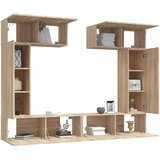  6-dijelni set TV ormarića boja hrasta sonome konstruirano drvo | shoptok.hr