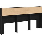  Glava kreveta s ormarićem Zidne Crni hrast 200 x 19 x 103,5 cm | shoptok.hr
