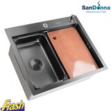  Crna inox sudopera (set) - sandonna - HD6050 Cene