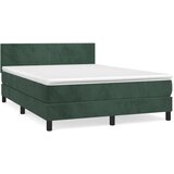  The Living Store Box spring postelja z vzmetnico temno zelen 140x190 cm žamet - Box Spring Postelja, (21491073) | Shoptok.si