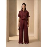 Sinsay Wide leg hlače s viskozom | shoptok.hr