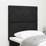  LED glava kreveta Crna 80 cm Baršun | shoptok.hr