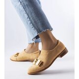 Gemre Beige Poplar Shoes with Bow | Shoptok.si