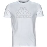 Kappa Muška majica Logo Creamy, Bela Cene