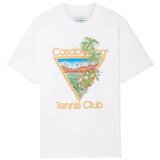 Casablanca Majice s kratkimi rokavi T-SHIRT MS22-JTS-001-04 WHITE Bela Cene