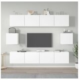  6-dijelni set TV ormarića bijeli od konstruiranog drva | shoptok.hr