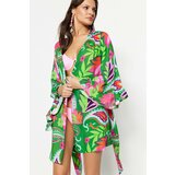 Trendyol Kimono & Caftan - Green - Relaxed fit Cene