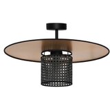  Duolla - Plafonski luster TOKYO RATTAN 1xE27/15W/230V Ø 50 cm zlatna/crna | Eponuda.com