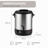 Silva HG 301 avtomat za vroče napitke 30 litrov nerjaveče jeklo s pipom 415007 Slike