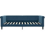  Dnevni krevet na razvlačenje s ladicama plavi 100x200 cm baršun | shoptok.hr