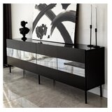 Hanah home leon - black, fume blackfume tv stand | Eponuda.com