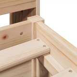 vidaXL Krevet s regalom za knjige bez madraca 150 x 200 cm od borovine | shoptok.hr