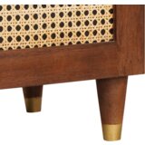 vidaXL Omare in policami za shranjevanje medijev s polico s shranjevanjem z vrati Rjava | Shoptok.si