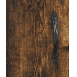  Visoka komoda dimljeni hrast 69,5x34x180 cm konstruiranog drva | shoptok.hr