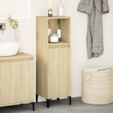  The Living Store Kopalniška omarica sonoma hrast 30x30x100 cm inženirski les - Kopalniška Omarica, (21457220) | Shoptok.si
