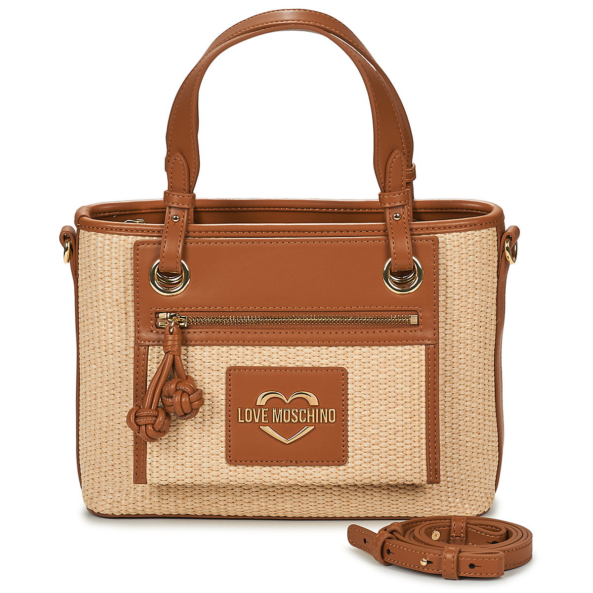 Love Moschino Torbice za na ramo STRAW CHIC JC4341PP0O Bež Cene