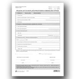 NARODNE NOVINE-UT I-778 PRIJAVNI LIST ZA SKUPLJAČA/PRIJEVOZNIKA KOMUNALNOG OTPADA (PL-SKO); Arak, 21 x 29,7 cm | shoptok.hr