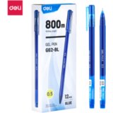 Deli ROLER GEL 0.5mm, 800M plavi ispis EG62-BL | ePonuda.com