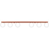 Sollux Lighting Stropna svetilka YOLI 6 rdeča oker, (5000352217) | Shoptok.si