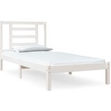 The Living Store Posteljni okvir bel iz borovine 90x200 cm - Posteljni Okvir, (21525215) | Shoptok.si