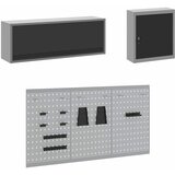  Set radnih ormarića s ladicama s pohranom 8 kom. Crna | shoptok.hr