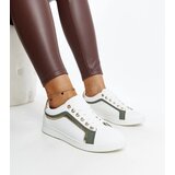 Gemre White-green platform sneakers Amala | Shoptok.si