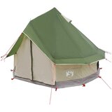 Tipi šator s krovom Zelena 250 x 250 cm Poliester i čelik | Eponuda.com