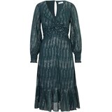 Wallis Petite Obleka smaragd / srebrna | Shoptok.si