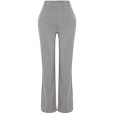 Trendyol Pants - Gray - Straight | shoptok.hr