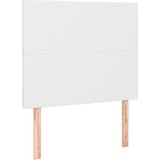 Maison Chic Posteljno vzglavje - Vzglavna omarica 2 kosa belo 90x5x78/88 cm umetno usnje, (22077199) Cene