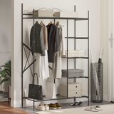 Otvoreni ormar s policom Crna 104,5 x 45 x 172 cm Čelik | Eponuda.com