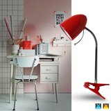 Aigostar Stona lampa sa stezaljkom 1xE27/11W/230V crvena/hrom | Eponuda.com