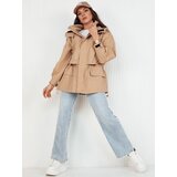 DStreet MINESSA women's parka jacket beige | shoptok.hr