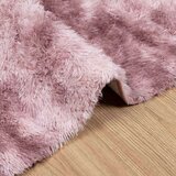 vidaXL Košata preproga prašna roza 240x240 cm poliester | Shoptok.si