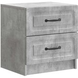  Noćni ormar s ladicama 2 pcs Betonska siva 43 x 34,5 x 44,5 cm | shoptok.hr