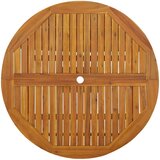 vidaXL zložljiva vrtna miza 110 cm trden akacijev les | Shoptok.si