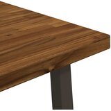  Kvadratni blagovaonski stol 160 x 70 x 75 cm Prirodna | shoptok.hr