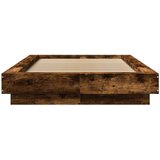  Okvir kreveta za pod Dimljeni hrast 80 x 210 cm | shoptok.hr