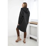 Kesi Insulated sweatshirt with a longer back made of graphite | shoptok.hr