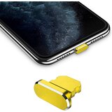 Cadorabo zaščitni pokrovček, združljiv z apple iphone v rumeno - čep za zaščito pred prahom za polnjenje vrat proti prahu, (20621990) Cene