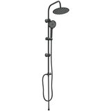 vidaXL Tuš sistem Črna 47 x 20 x 95 cm Nerjaveče jeklo, (5000208359) | Shoptok.si