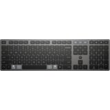 HP 725 Multi-Device Rechargeable Wireless Keyboard tipkovnica Kuća / Ured RF bežični + Bluetooth Crno | Shoptok.si