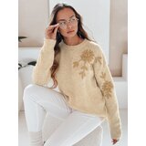 DStreet Damski sweter z aplikacją kwiatów GIRLHERBAL kremowy Cijene