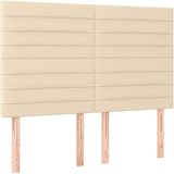  Box spring postelja z vzmetnico krem 140x190 cm blago, (20896592) | Shoptok.si