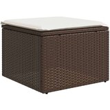 vidaXL 2-dijelni set vrtnih sofa poliratan i bagrem s jastucima smeđi | shoptok.hr