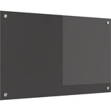  Kuhinjski zid Tamno siva 80 x 50 cm Staklo otporno na udarce | shoptok.hr