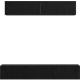 vidaXL Set TV komoda Ostalo s pohranom s vratima 5 pcs Crni hrast 80 x 30 x 30 cm | shoptok.hr