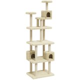 vidaXL Mačje drevo s praskalniki iz sisala krem 188 cm | Shoptok.si