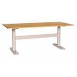 Hübsch Pisalna miza z mizno ploščo v hrastovem dekorju 90x190 cm Tona – u